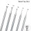 24 Pcs 3/32inch Shank Burr Sets,Includes Ball Burs 3