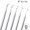 24 Pcs 3/32inch Shank Burr Sets,Includes Ball Burs 4