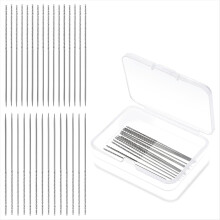 30 Pcs Snag Repair Needle 2.36 X 0.03 Inch Knits a