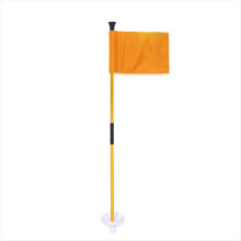 Orange Golf Green Flag, Two-Section Detachable Fla
