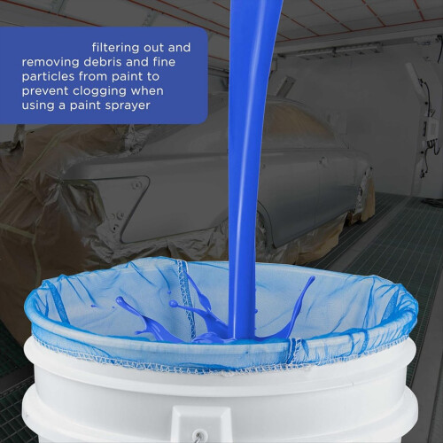 5 Gallon Paint Liquid Strainer Filter Bag with Fin 2