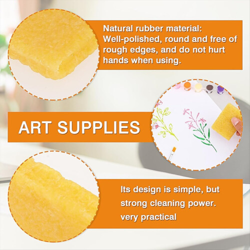 12Pcs Glue Residue Eraser, Eraser High Polymer Pic 2