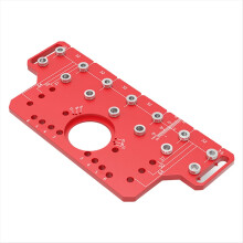 2in1 Door Handle Shelf Pin Drilling Guide Jig Wood