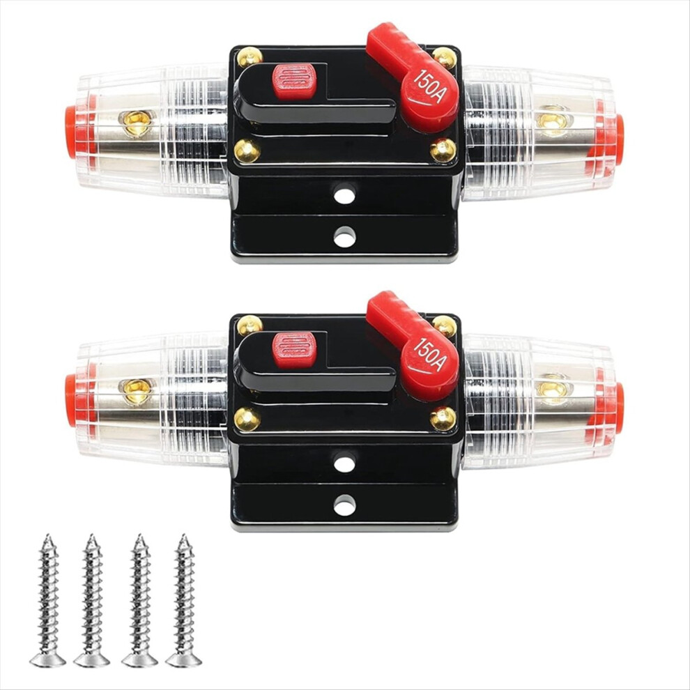 150A Audio Inline Circuit Breaker With Manual Rese 4853967064112
