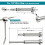 10 Pairs 4x4In Cable Railing Kit, 1/8In Receiver a 8
