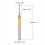 10PCS Titanium Coat Carbide End Mill Engraving Mil 2