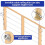 10 Pairs 4x4In Cable Railing Kit, 1/8In Receiver a 5