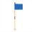 Blue Golf Green Flag, Two-Section Detachable Flagp 1