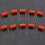 10pcs Orange Tone Capacitor for Electric Guitar Ba 6