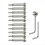 10 Pairs 4x4In Cable Railing Kit, 1/8In Receiver a 2