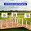 10 Pairs 4x4In Cable Railing Kit, 1/8In Receiver a 6