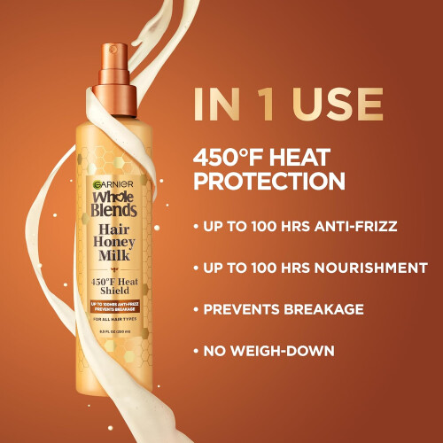 Garnier Garnier Whole Blends 450F Heat Protectant Spray 2