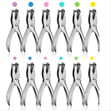 12Pack 1 Hole Punch 1/4 and 1/8 Inch Single Punche