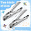 12Pack 1 Hole Punch 1/4 and 1/8 Inch Single Punche 3