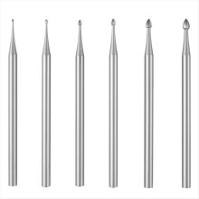 6 Pcs Jewelry Bud Burr - 3/32inch Shank Lapidary M
