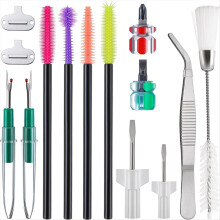 14 Pieces Sewing Machine Cleaning Kit, Screwdriver