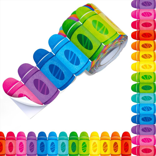 1 Roll 59 Feet Self Adhesive Bulletin Board Border 1