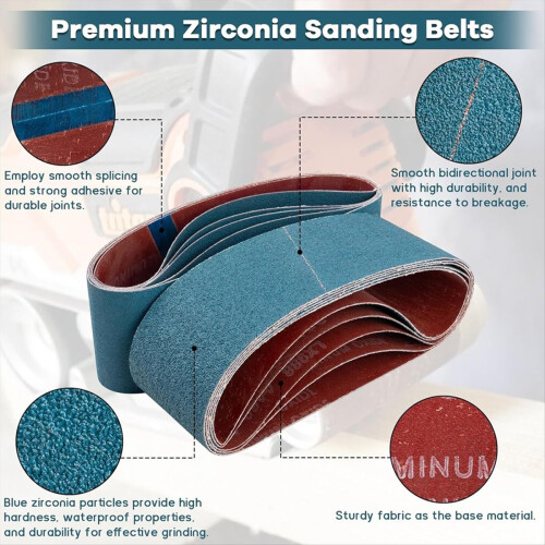 3x21 Inch Belt Sander Sanding Belts Kit 20 Pcs (5 2