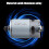 21V RS550 DC Motor 14Teeth 9.5mm Gear for Mini Cha 9