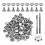 Leather Rivets, 600 PCS Multicolor Double Cap Rive 3