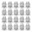 20 Pieces Split Bolt Joint Clamp Wire Connector El 2