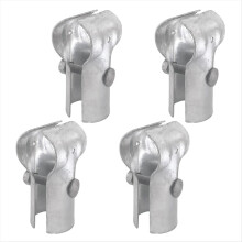 1-3/8In X End Rail T Clamp, Galvanized Steel Chain