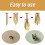 50Pcs Upgraded Self-Drilling Wall Anchor Screws, P 5