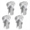 1-3/8In X End Rail T Clamp, Galvanized Steel Chain 2