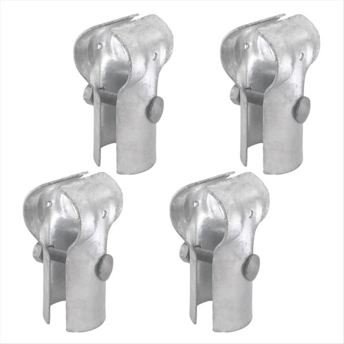 1-3/8In X End Rail T Clamp, Galvanized Steel Chain 1