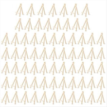 80pcs 5 Inch Wooden Easel. Business Cards, Display