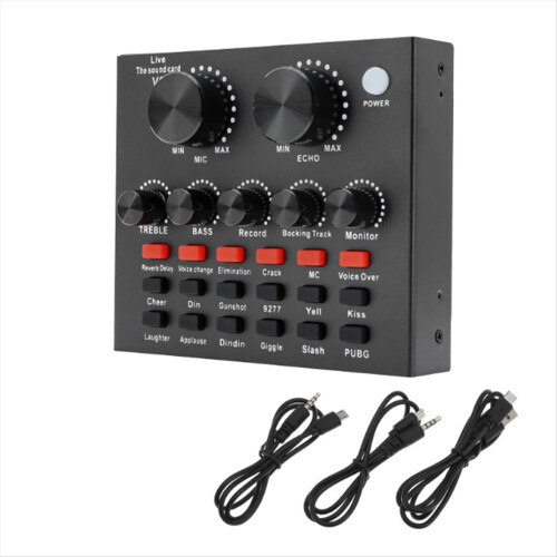 V8 Sound Card Voice Change Live Streaming Singing