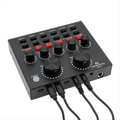 V8 Sound Card Voice Change Live Streaming Singing 2
