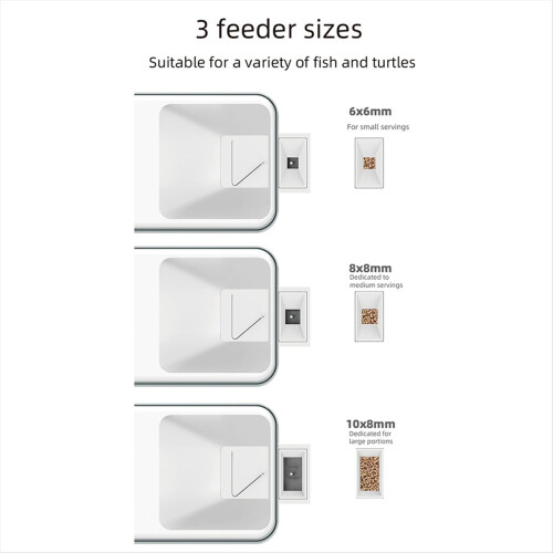 Smart Fish Feeder for Aquarium Tank 450ml Large Ca 1