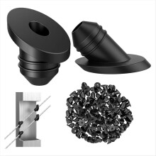 50Pcs Cable Railing Rubber Grommets, 45 Degree Ang