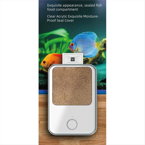 Smart Fish Feeder for Aquarium Tank 450ml Large Ca 2