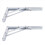 2pcs Folding Shelf Brackets DIY Wall Mounted Furni 4