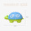 2PCS Turtle Tape Measure, Fabric Plastic Multifunc 3