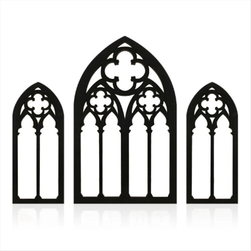 Gothic Mirrors Wall Decor Arched Mirror Mounted Go 1