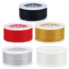 131Yd/120m 1.5mm Twisted Nylon Cord 3-Ply Satin Tr
