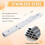 2pcs Folding Shelf Brackets DIY Wall Mounted Furni 6