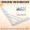 2pcs Folding Shelf Brackets DIY Wall Mounted Furni 9
