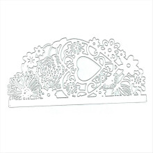 DIY Lace Love Greeting Card Metal Embossing Carbon