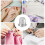 Sewing Thimble Finger Protector, 20 Pcs Metal Shie 7