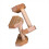 Push-Up Stand Wood Pushup Bars Non-Slip Base Exerc 3