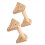 Push-Up Stand Wood Pushup Bars Non-Slip Base Exerc 4