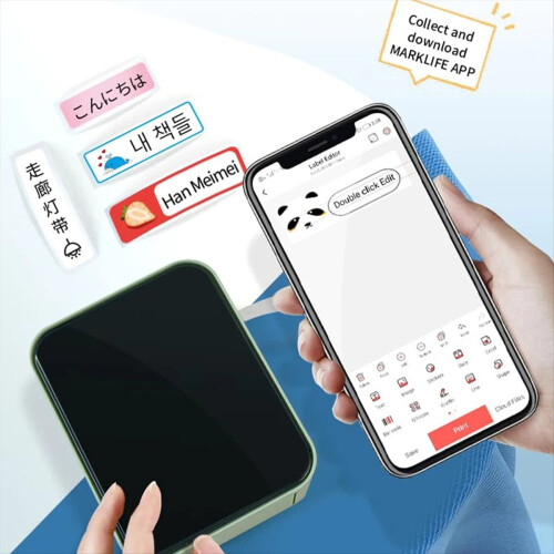 P15 Portable Mini Sticker BT Printer Thermal UV St