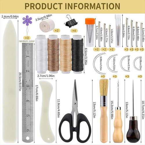 53 Pcs Bookbinding Kit, Book-Binding Kit for Begin 1