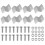 8Pcs Solar Panel Mounting Bracket Z Style Aluminum 2