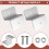 8Pcs Solar Panel Mounting Bracket Z Style Aluminum 8