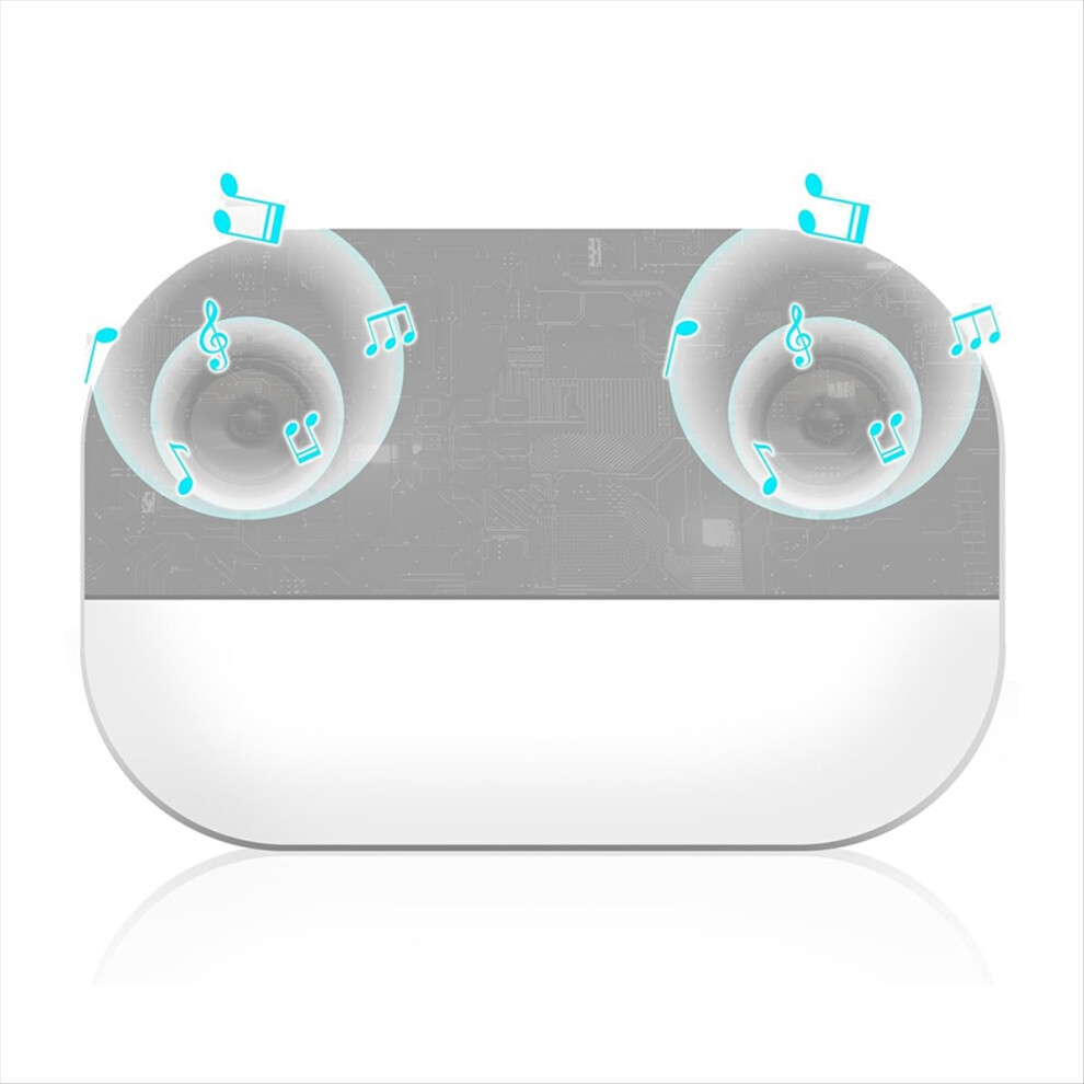 Bone Conduction Bluetooth 5.2 Speaker, Noise White 4853967080105